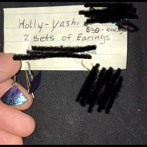 Holly yashi earrings